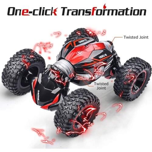 RC Car Off-Road Vehicles Rock Crawler 2.4Ghz Remote Control Car Monster Kids Toys RTR Truck 4WD Dual Motors Electric Racing Car