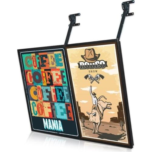 Advertising menu light box light menu display for promotion