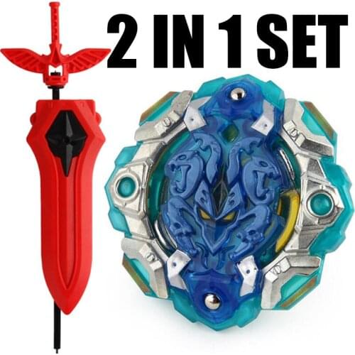 Spinning Top BURST B-128 CHO-Z CUSTOMIZE SET Only ORB EGIS Qs Omega Toy Kids With Sword Launcher
