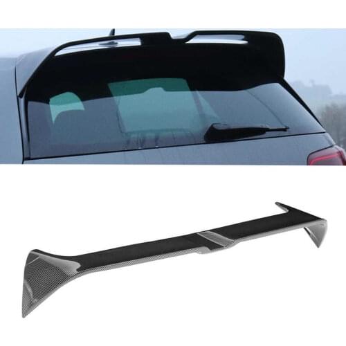 Rear Roof Spoiler Carbon Fiber Look For Oettinger Style Car Refitting Fit for Volkswagen Golf MK7/7.5 R 2013 2014 2015 2016-2020