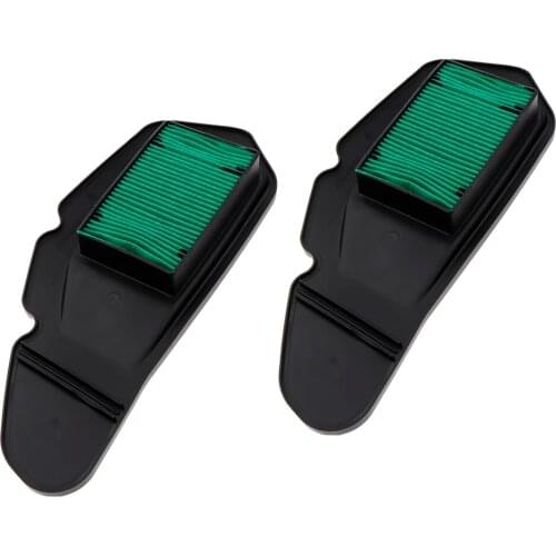 2pcs Green Set -Motorcycle Air Filter Element Cleaner for Honda PCX 150