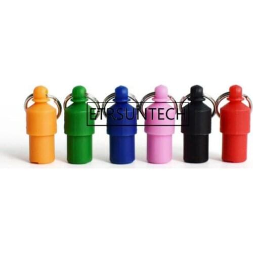 1000pcs Puppy Dog Cat ID Name Address Label Tag Storage Barrel Tube Anti-Lost Pet Identity Candy Color Pendant