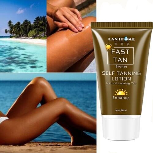 50ml self-tanning lotion tanning cream color keeps bronze color self-tanning tanning enhancement sun tanning cream