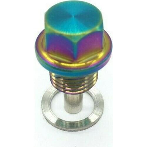 Titanium Alloy Magnetic Oil Drain Plug M14*1.5 Fit For Suzuki Honda Mitsubish.i