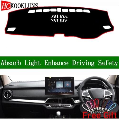 For BYD SONG DM 2019 Right Hand Drive Dashboard Cover Car Stickers Sun Shade Dash Mat Carpet Interior Accessories