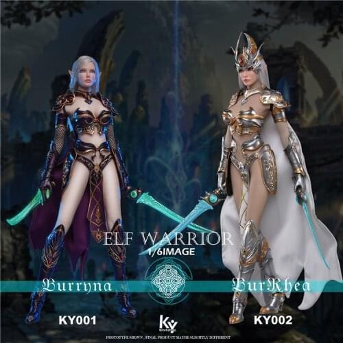 KYStudio 1/6 Female Soldier Elf Female Soldier Burryna Normal Version Collection Action Figure