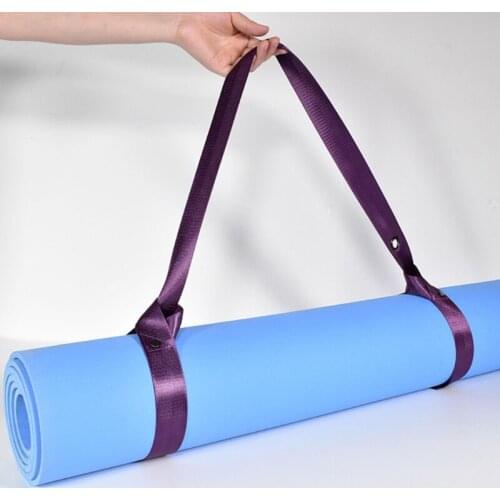 Yoga Mat Carry Strap Adjustable Shoulder Strap for Yoga Mat Pilates Exercise Mat E56D