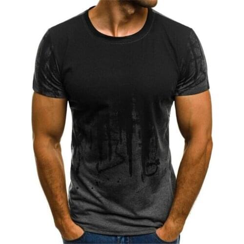 2021 Men 3D Printing Clothing Man T Shirts Male Summer Splash Ink Streetwear Mens Fashion Sports Fitness Short T-Shirt Male