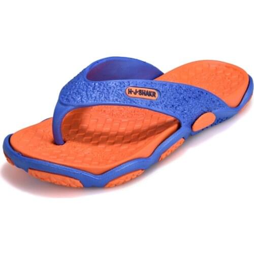 Mens Casual Slippers Summer Outdoor Beach Flip Flops Mens High Quality Flat Non-slip Soft Slides Flats Casual Sandals For Men