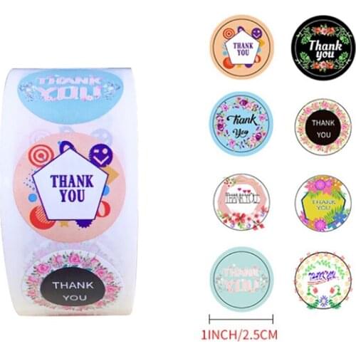 Label Stickers Foil Thank You Stickers Taste Business Order Home Hand madeSticker Wedding Envelope Seals