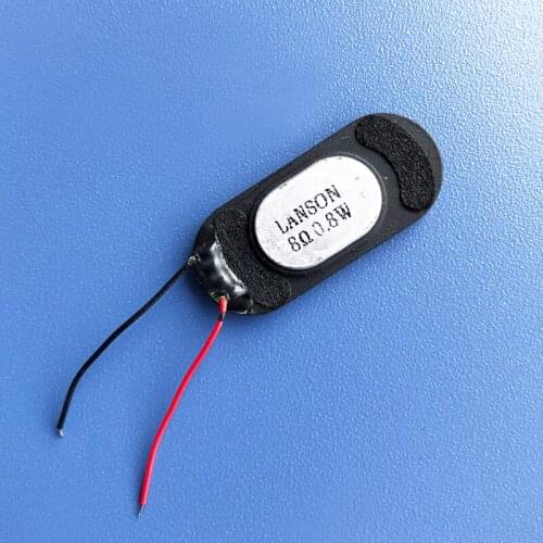 New sound speaker 8 ohms 0.8 watt 8R 0.8W speaker 30*13MM thickness 4mm Loudspeaker with cable 25mm