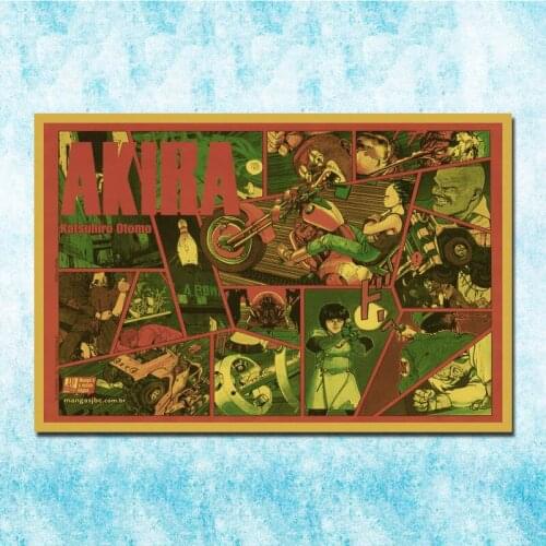 Japanese Anime Movie Akira Poster Art Silk Canvas Retro Print For Home Room Decor-035