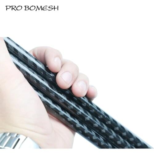 Pro Bomesh 2 Blanks 1.98m UL L ML M MH 1 Section X-Rays Wrap Carbon Fiber Rod Blank Bass Rod Blank DIY Fishing Rod Material