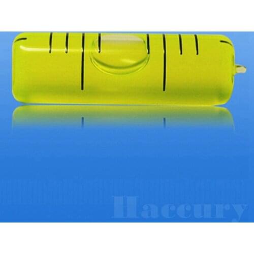 QASE 9*30MM Tube Spirit Level Glass Bubble Level Vial for Optoelectronic Instruments Total station 4'/2mm