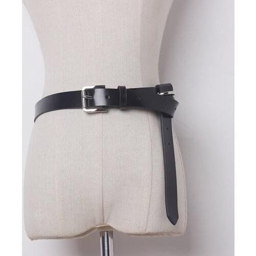 Female Decoration Accessaries Belt Female Knotted Simple Waistband Long Wide Belts Fashion Women PU Leather Strap dress Waist