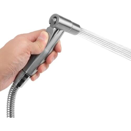 Handheld Toilet Bidet Sprayer Set Stainless Steel Hand Sprayer Shower Head Bidet Faucets for Bathroom with Shower Hose