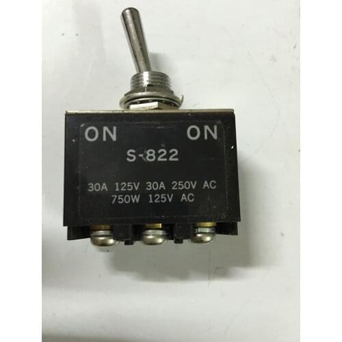 S-822 NKK Toggle Switch 30A 250VAC