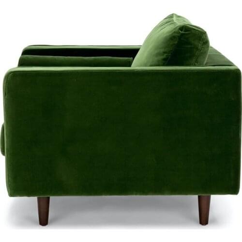 Nordic dark green velvet light luxury American neoclassical soft bag small living room single and double three-seat sofa customi