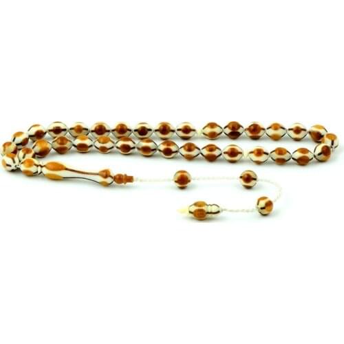 Special Design Camel Bone Rosary with Kuka Processed Natural Stone Beads Middle East Prayer Islamic Muslim Tasbih