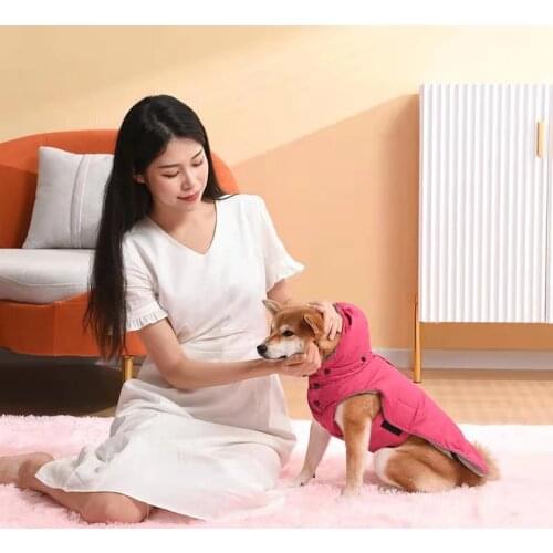 Warm Winter Dog clothes Waterproof Hooded Dogs Parkas For Small Medium Dogs Coats Jacket Puppy Clothing Chihuahua Poodle Bichon