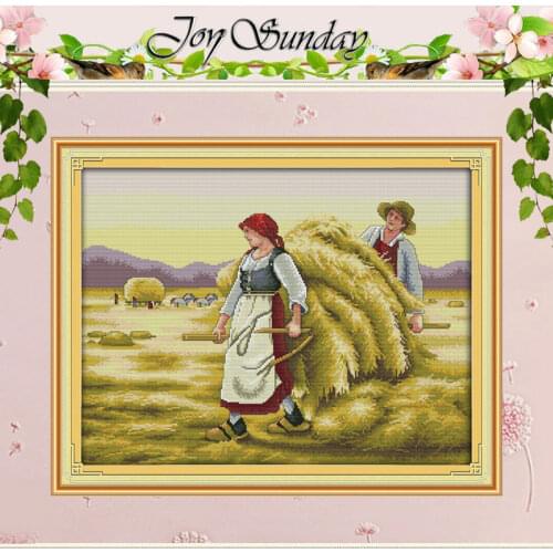 Good Harvest Patterns Counted Cross Stitch 11CT 14CT Cross Stitch Sets Wholesale Chinese Cross-stitch Kits Embroidery Needlework