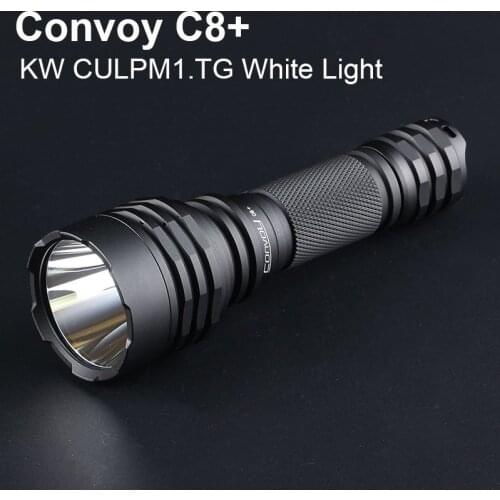 High Powerful Led Flashlight Convoy C8 Plus with KW CULPM1.TG Ramping Driver Linterna 18650 Flash Torch Camping Hunting Light