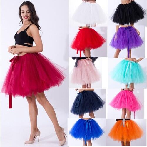 15 Colors Woman Petticoat Crinoline Bridal Underskirt Petticoat Dance Rockabilly Lolita Petticoat Wedding Skirt