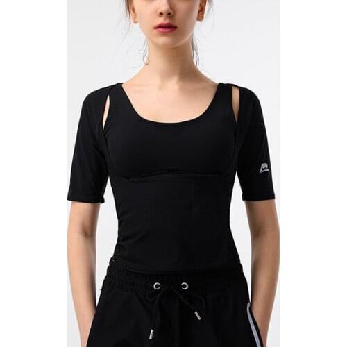 Womens Sport Tshirt Sweating Suit Running Sport Fat Burning Gym Elasticity Reflective Women Fitness