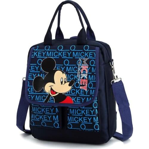 Mickey handbag pendant primary school student school bag handbag Tuition package remedial class book handbag shoulder female bag