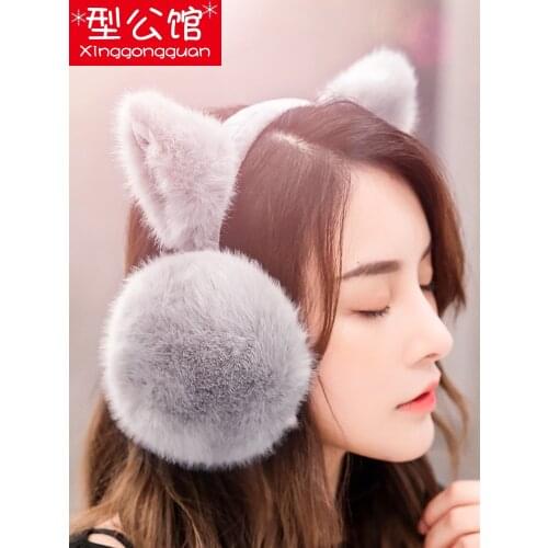 Winter warm decoration earmuff, ear bag, lovely girl ear protection, childrens ear windproof anti freezing earmuff