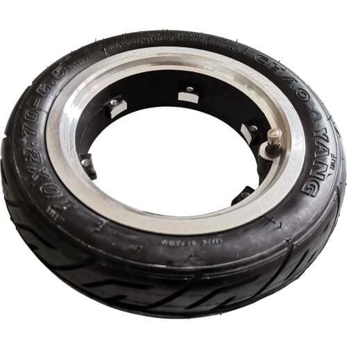 10x2.70-6.5 Tubeless 10 Inch Dualtron III DT3 tire with Wheel hub charmer