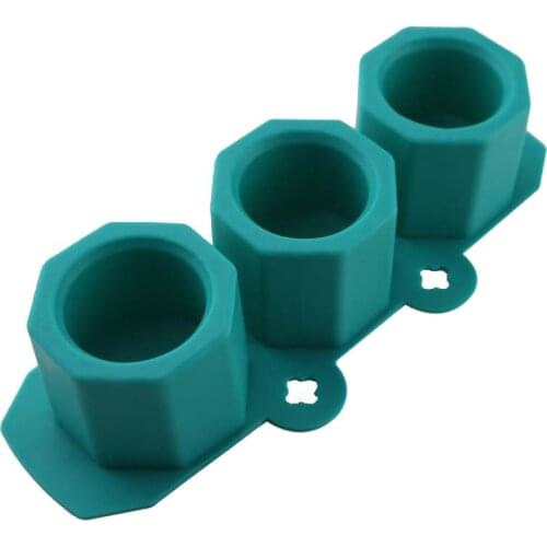 3 Consecutive Silicone Round Cup Molds, Succulent Potted Silicone Molds B99