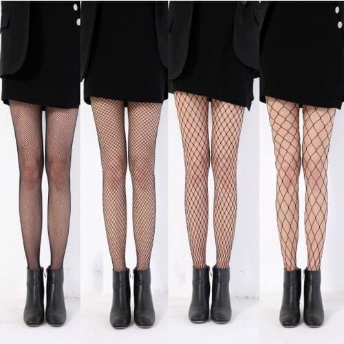Hollow Out Sexy Pantyhose Black Women Tights Stocking Fishnet Stockings Drop Shipping In Stock For Fishnet Socks Nightclub Party
