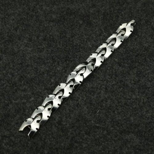 Bamboo Slips Men And Thailand Silver Bracelet Japanese And Korean Punk Wind 925 Sterling Silver Bracelet Female Creative Jewelry