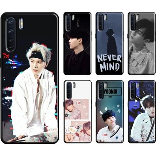 Suga Min Yoongi Kpop Case For OPPO A1K A3S A5S A15 A52 A72 A83 A91 F5 A5 A9 A31 A53 2020 Reno 2 Z 4 Pro Coque