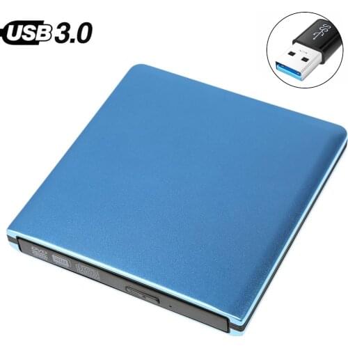 For Mac Laptop PC Win XP/7/8/10 HP ASUS USB 3.0 External DVD Player 8X DVD-ROM Combo Reader 24X CD-R Burner Slim Optical Drive