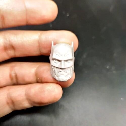 Blank 1/12 Scale Cartoon Version Bat People Head Sculpt Unpainted Fit 6" ML Figure
