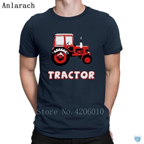 Tractor Mtz T-Shirts Pattern Awesome Pop Top Tee Summer Style Mens Tshirt Anti-Wrinkle Customized Casual Anlarach Euro Size