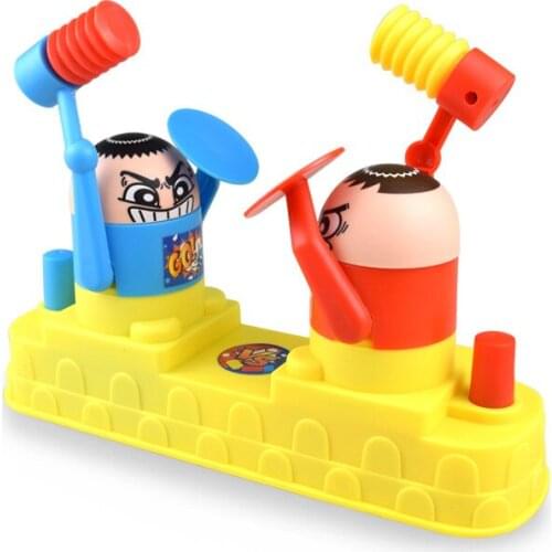 Interesting Two-Player Tabletop Confrontation Game Battle Fight Robot Boxing Toy Fighting Defend Game Boxing Fighter Toy