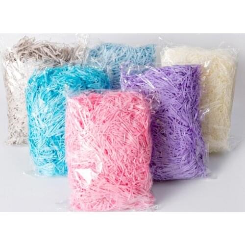 1Kg/bag DIY paper raffia silk shredded paper confetti wedding new year gift gift box filling material decoration supplies