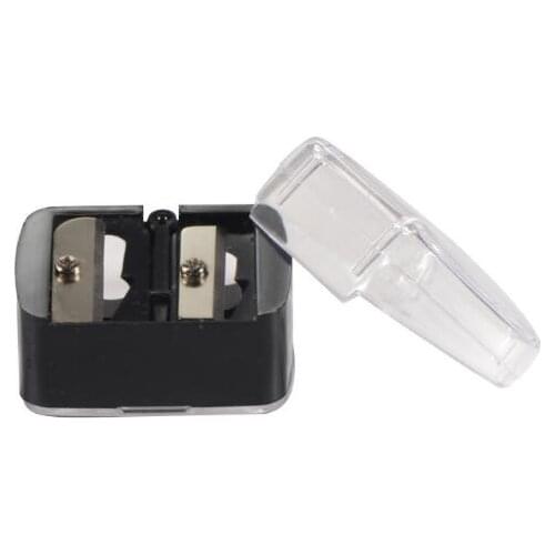Fashion Hot Double Holes Cosmetic Sharpener Useful Pencil Sharpener For Cosmetic Brush/Eyeliner Pencil/Makeup Pencil