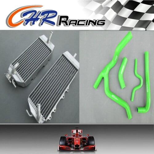 Aluminum Radiator & Silicone Hoses for Kawasaki KXF250 KX250F 2006 2007 2008 06 07 08 brand new