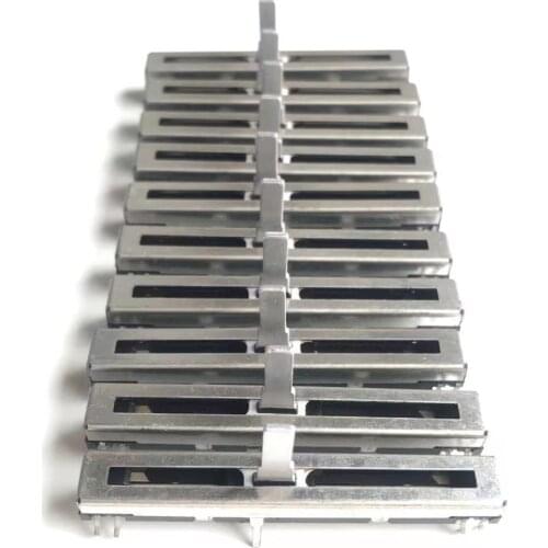 6cm 60MM Double Slide fader potentiometer B50K B50KX2 handle length 15MM--10PCS/LOT