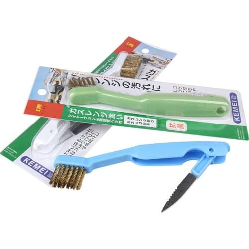 Home supplies Gas stove cleaning brush with scraper blade