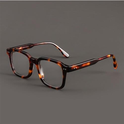 Rockjoy Eyeglasses Frames Male Women Black Tortoise Glasses Men Fashion Plain Eyewear Spectacles Prescription Optical Reading