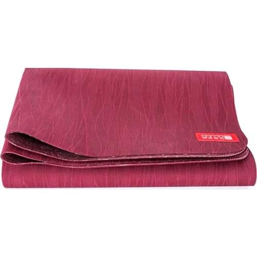 Ultra-thin Travel Yoga Mat easy to fold non-slip Rubber Foam fitness shape office professional mother weight loss essential