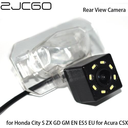 ZJCGO CCD HD Car Rear View Reverse Back Up Parking Night Vision Waterproof Camera for Honda City S ZX GD EN ES5 EU for Acura CSX
