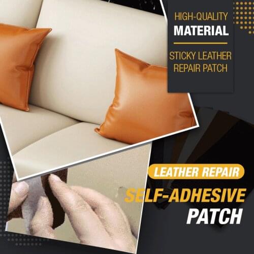 2PCS 30x25cm No Ironing Sofa Repairing DIY Fabric Stickers Self-adhesive Leather Patch Fabric Leather Repair Self-Adhesive Patch