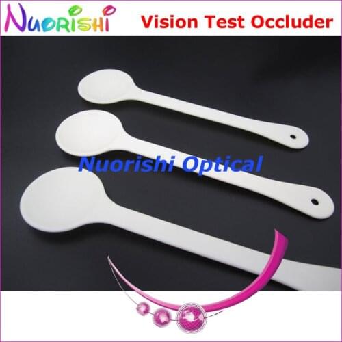 205A Professional Plastic Black White Ophthalmic Vision Test Eye Occluder Free Shippping