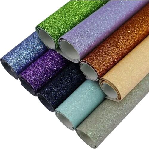 30x134cm Roll Fine Glitter Fabric Leahter For Wall Border Arts Crafts Wallpaper Use Cushions Canvases Pelmets Blinds AY078